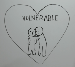 being vulnerable